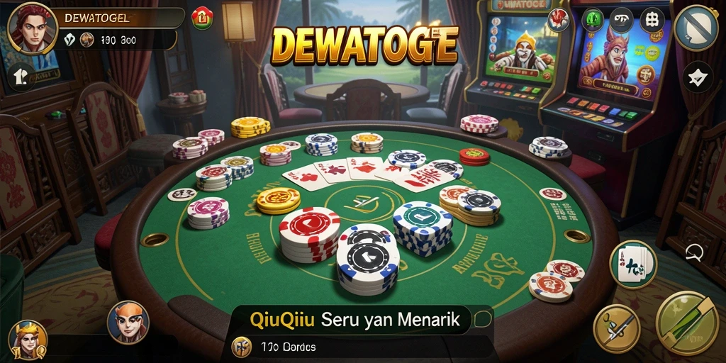 Gameplay QiuQiu yang menarik dan menegangkan di DEWATOGEL.