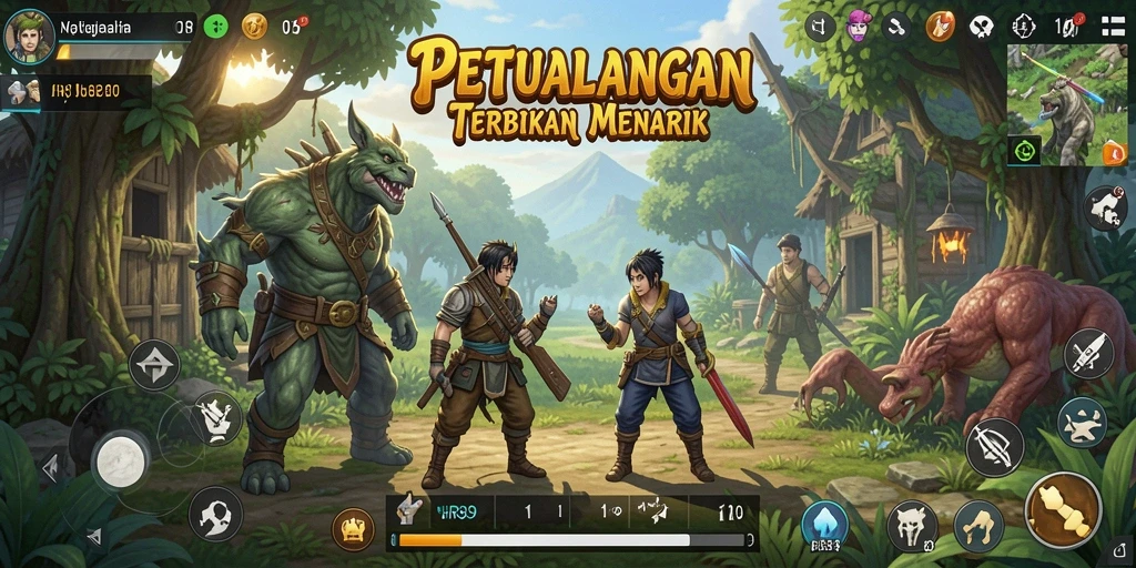 Gameplay HR89 yang menampilkan eksplorasi dunia terbuka.