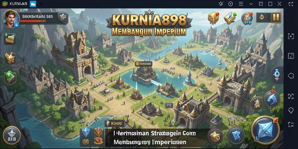 Tampilan gameplay dinamis dan strategis di KURNIA898.