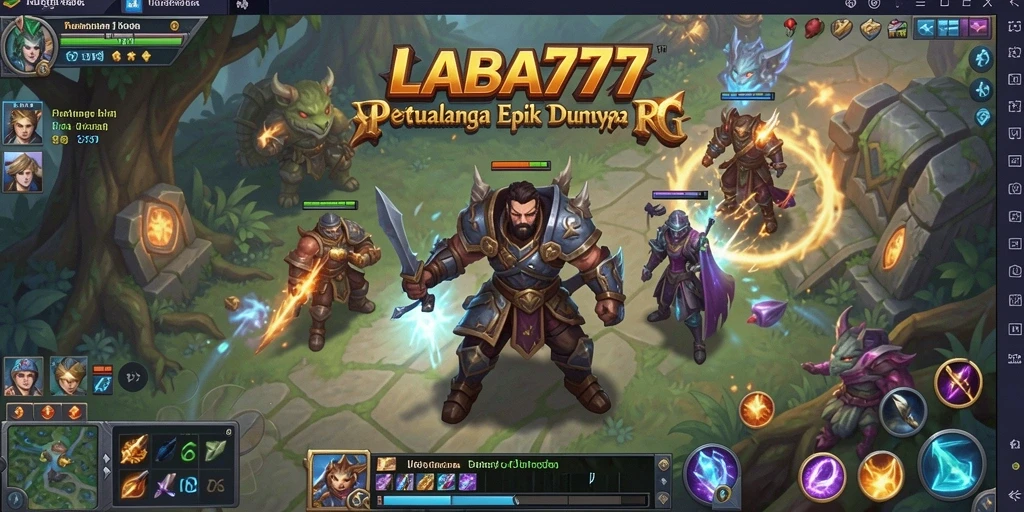 Gameplay LABA777 yang mendebarkan dalam dunia RPG yang luas.