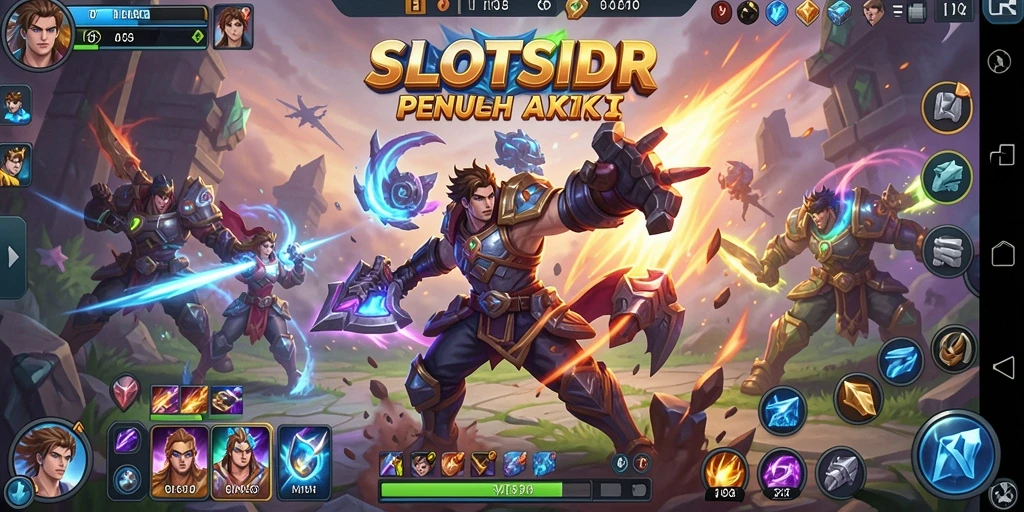 Tangkap momen seru dalam permainan MOBA yang penuh aksi.